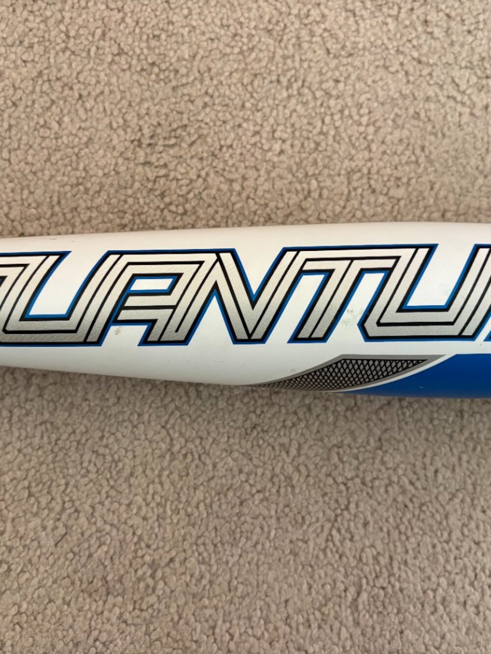 Easton Quantum Youth Baseball Bat -10 White Blue 30" 20oz SL22Quan108 - Picture 4 of 8